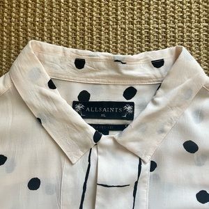 All Saints Polka Dot Shirt